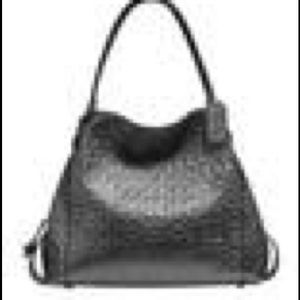 Coach Classic Edie Signature Leather bag